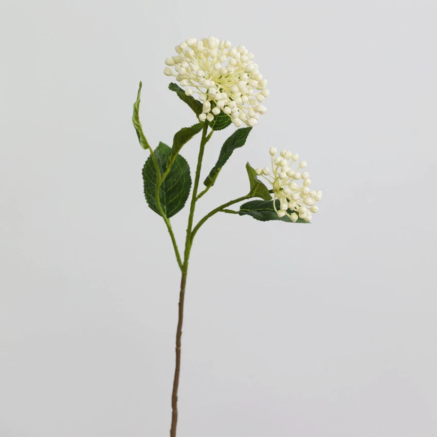 Hortensia artificial de seda, ramo de 2 flores, 54 cm, decoración moderna para hogar, hotel o escaparate