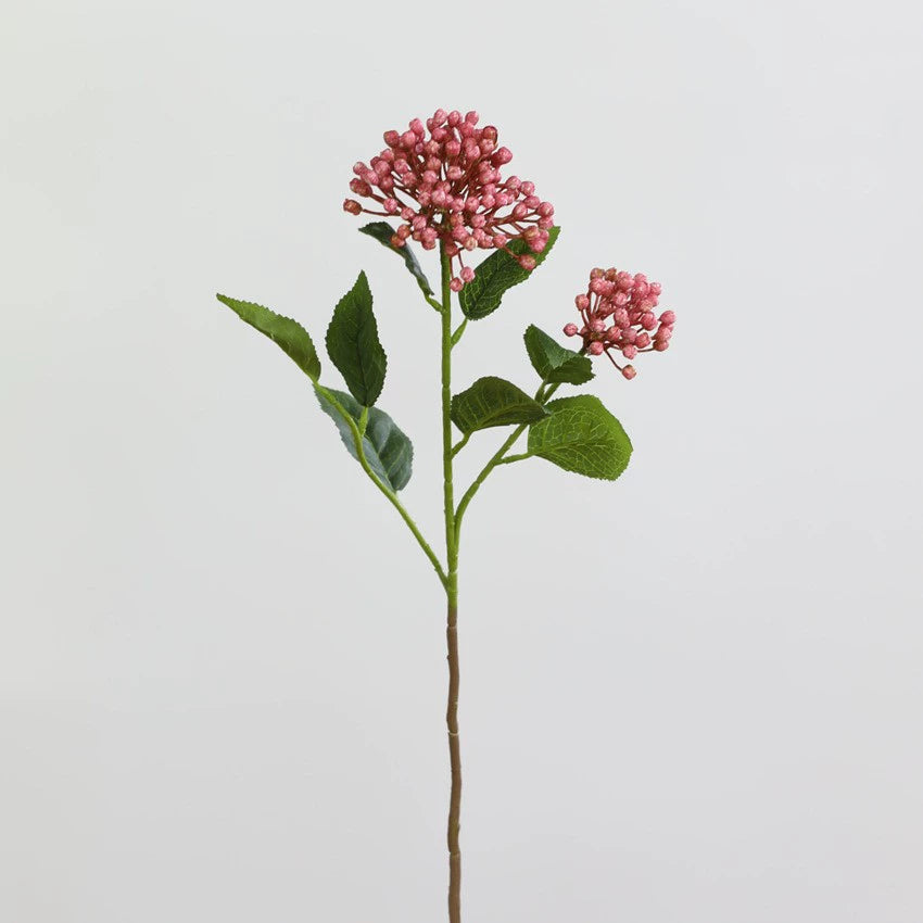 Hortensia artificial de seda, ramo de 2 flores, 54 cm, decoración moderna para hogar, hotel o escaparate