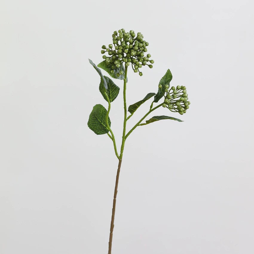 Hortensia artificial de seda, ramo de 2 flores, 54 cm, decoración moderna para hogar, hotel o escaparate