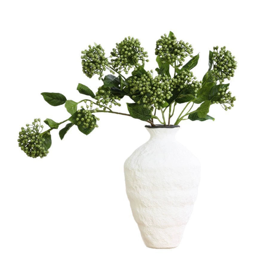 Hortensia artificial de seda, ramo de 2 flores, 54 cm, decoración moderna para hogar, hotel o escaparate