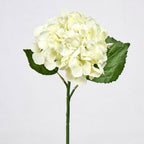 Hortensia artificial de 40 cm, tallo único, flor de 15 cm, decoración para bodas y hoteles, sin maceta
