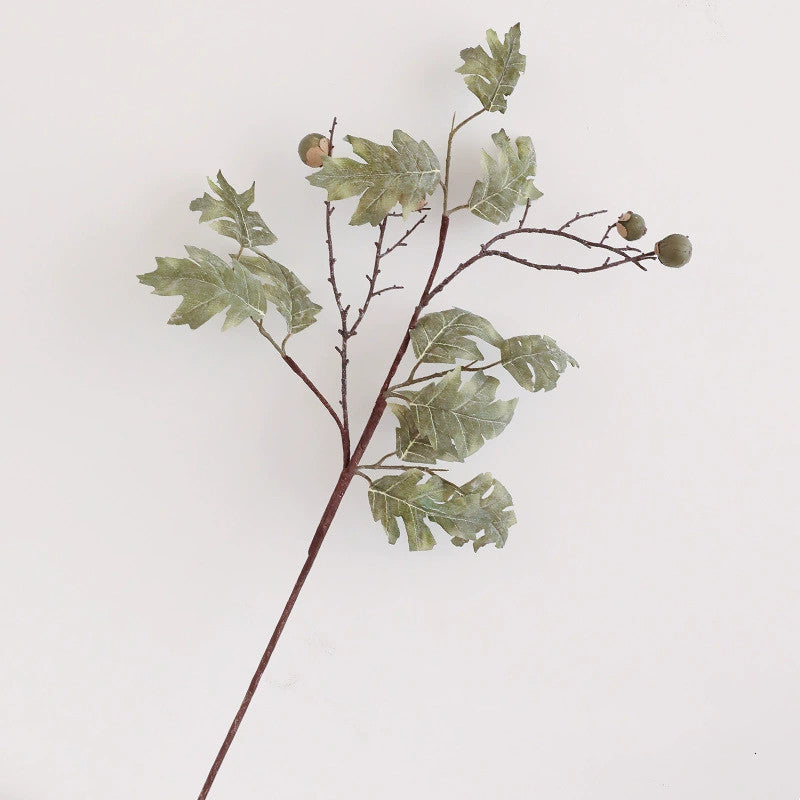 Rama de Arce Artificial con Frutos, 86 cm, Decoración Elegante para Hogar, Hotel o Escaparates