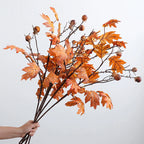 Rama de Arce Artificial con Frutos, 86 cm, Decoración Elegante para Hogar, Hotel o Escaparates