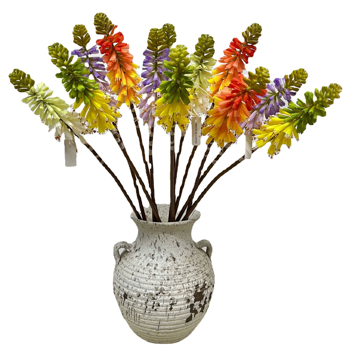 Flor Artificial de Lirio de Antorcha, 70 cm, Decoración Elegante para Hogar, Hoteles y Escaparates