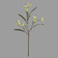 Ramo artificial de Magnolia 61cm, 9 flores de seda, decoración de mesa para salón, hotel o negocio, sin maceta