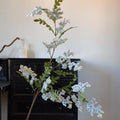 Rama Artificial de Flor de Acacia, 130 cm, Estilo Natural para Decoración de Interiores