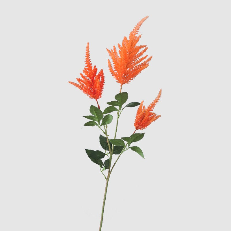Planta artificial de loto azucena, tallo único con 3 flores, 103 cm, decoración de interior rustica y elegante