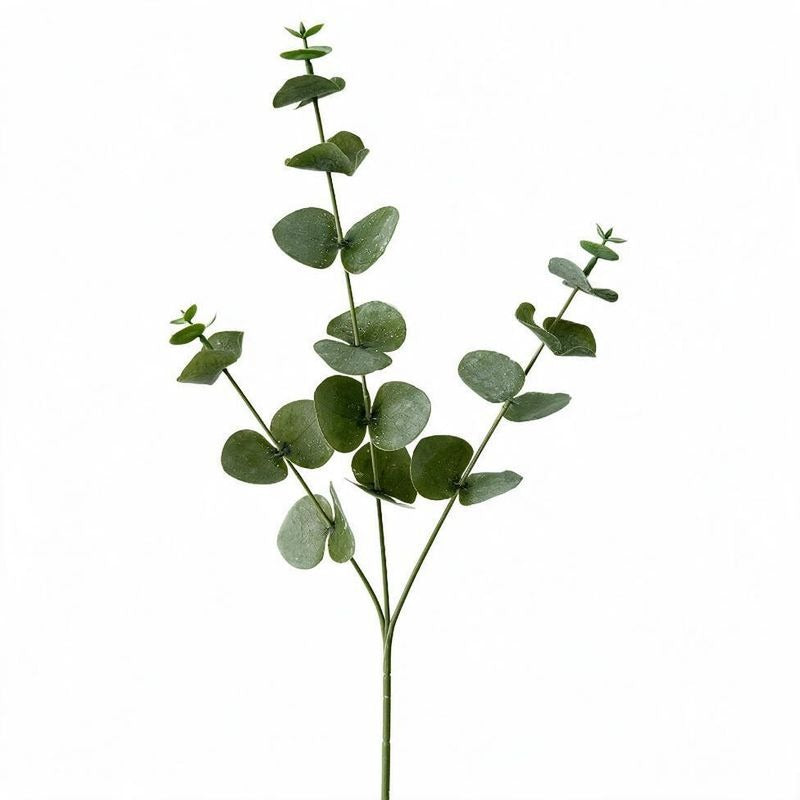 3 Ramas de Eucalipto Artificial, 45 cm, Decoración Hogar, Bodas y Eventos