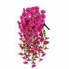 Enredadera artificial de campánulas, 45 cm, 4 unidades, decoración interior y exterior, estilo rústico