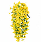 Enredadera artificial de campánulas, 45 cm, 4 unidades, decoración interior y exterior, estilo rústico