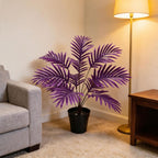 Palmera Areca Artificial de 12 Ramas, 67 cm, Plástico PE/PVC, Decoración Moderna para Hogar y Oficina