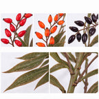 Planta artificial de bayas de Goji de 85 cm, decoración rústica para hogar, oficina y eventos