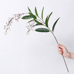 Planta Artificial de Jazmín Colgante, Arbusto de Hojas Caídas en PU, 88 cm, para Boda, Hotel y Escaparate