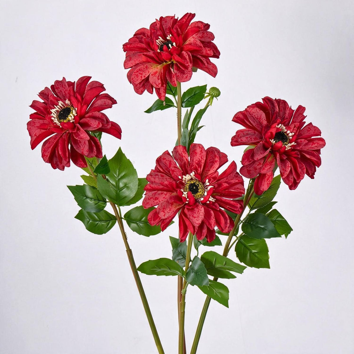 Crisantemo Artificial de Tela Efecto Seda, Tallo Único con 1 Flor, para Bodas, Hogar y Decoración de Escaparates