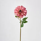 Crisantemo Artificial de Tela Efecto Seda, Tallo Único con 1 Flor, para Bodas, Hogar y Decoración de Escaparates