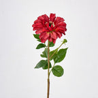 Crisantemo Artificial de Tela Efecto Seda, Tallo Único con 1 Flor, para Bodas, Hogar y Decoración de Escaparates