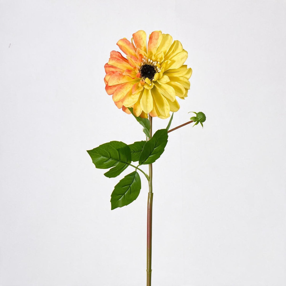 Crisantemo Artificial de Tela Efecto Seda, Tallo Único con 1 Flor, para Bodas, Hogar y Decoración de Escaparates