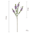 Arbusto de Lilas Artificial, Planta Decorativa de Plástico para Interior y Exterior, Ideal para Bodas, Hogar y Oficina