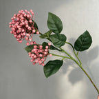 Arbusto de Frutos Silvestres Artificial con 2 Cabezas, Planta Decorativa de Plástico, Hogar, Bodas y Escaparates