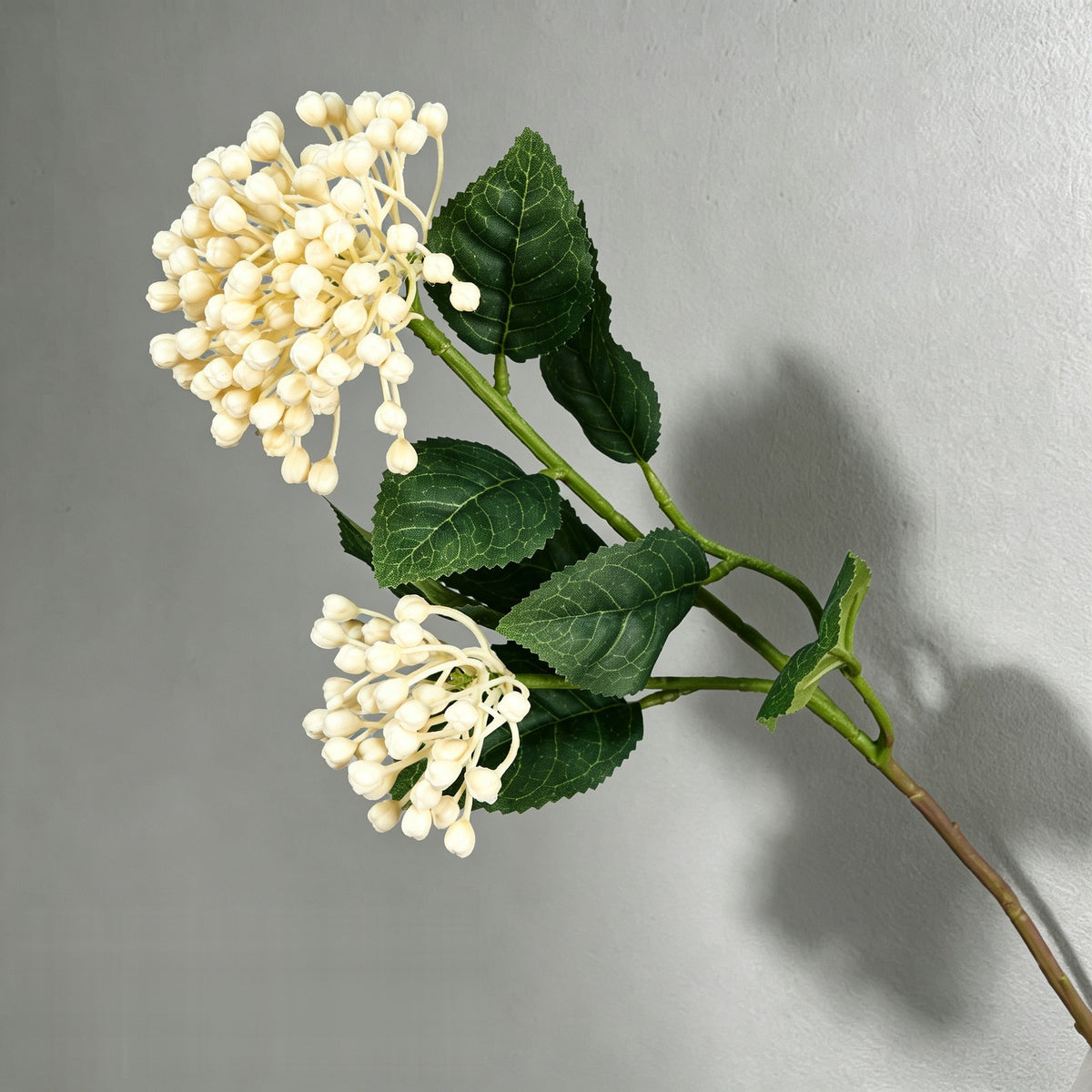 Arbusto de Frutos Silvestres Artificial con 2 Cabezas, Planta Decorativa de Plástico, Hogar, Bodas y Escaparates