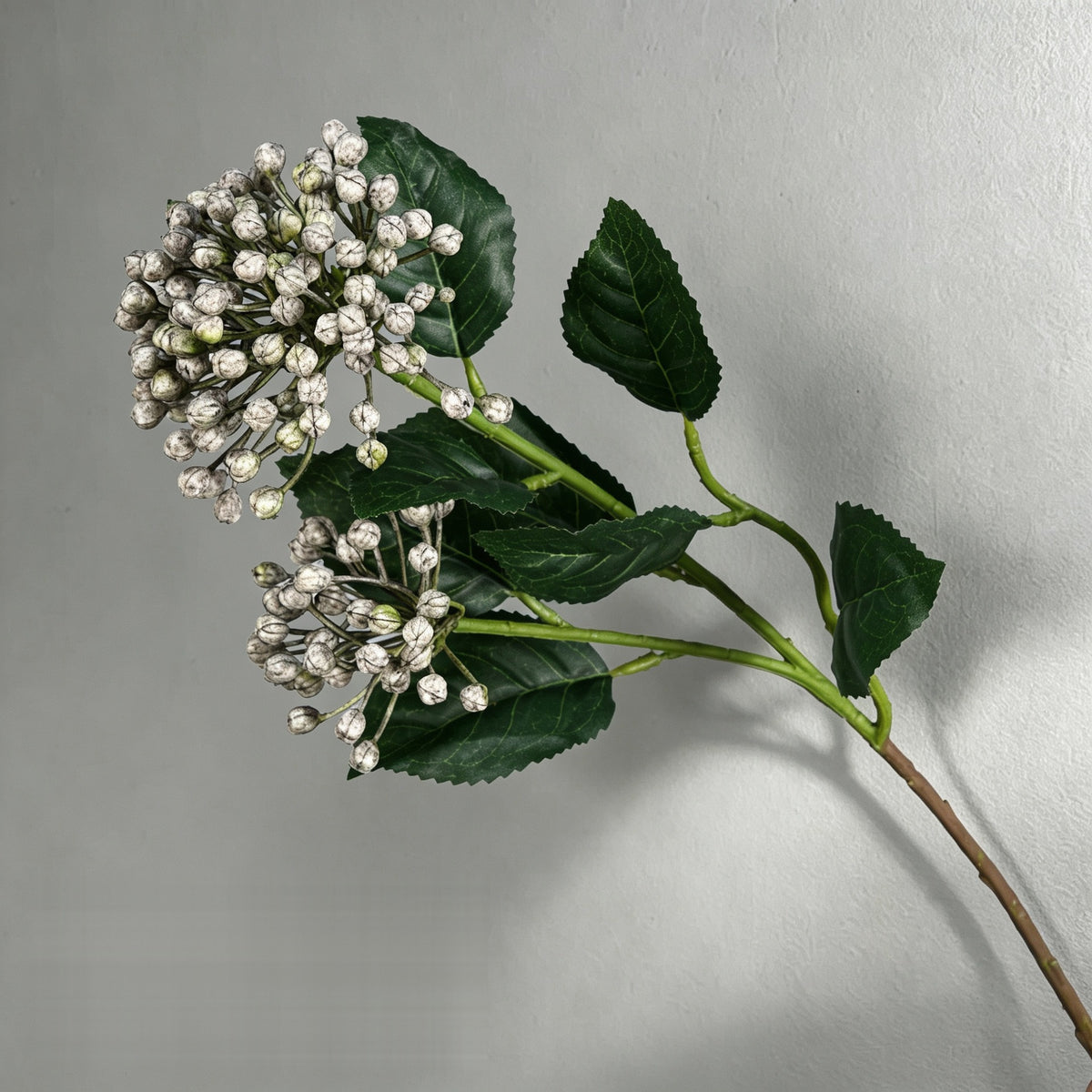 Arbusto de Frutos Silvestres Artificial con 2 Cabezas, Planta Decorativa de Plástico, Hogar, Bodas y Escaparates