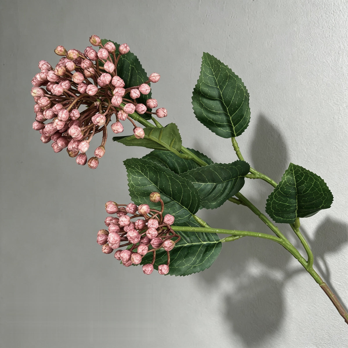Arbusto de Frutos Silvestres Artificial con 2 Cabezas, Planta Decorativa de Plástico, Hogar, Bodas y Escaparates