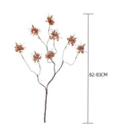 Planta Artificial Cleome (Flor Araña), Ramo con Varias Ramas, para Bodas, Hoteles y Decoración del Hogar