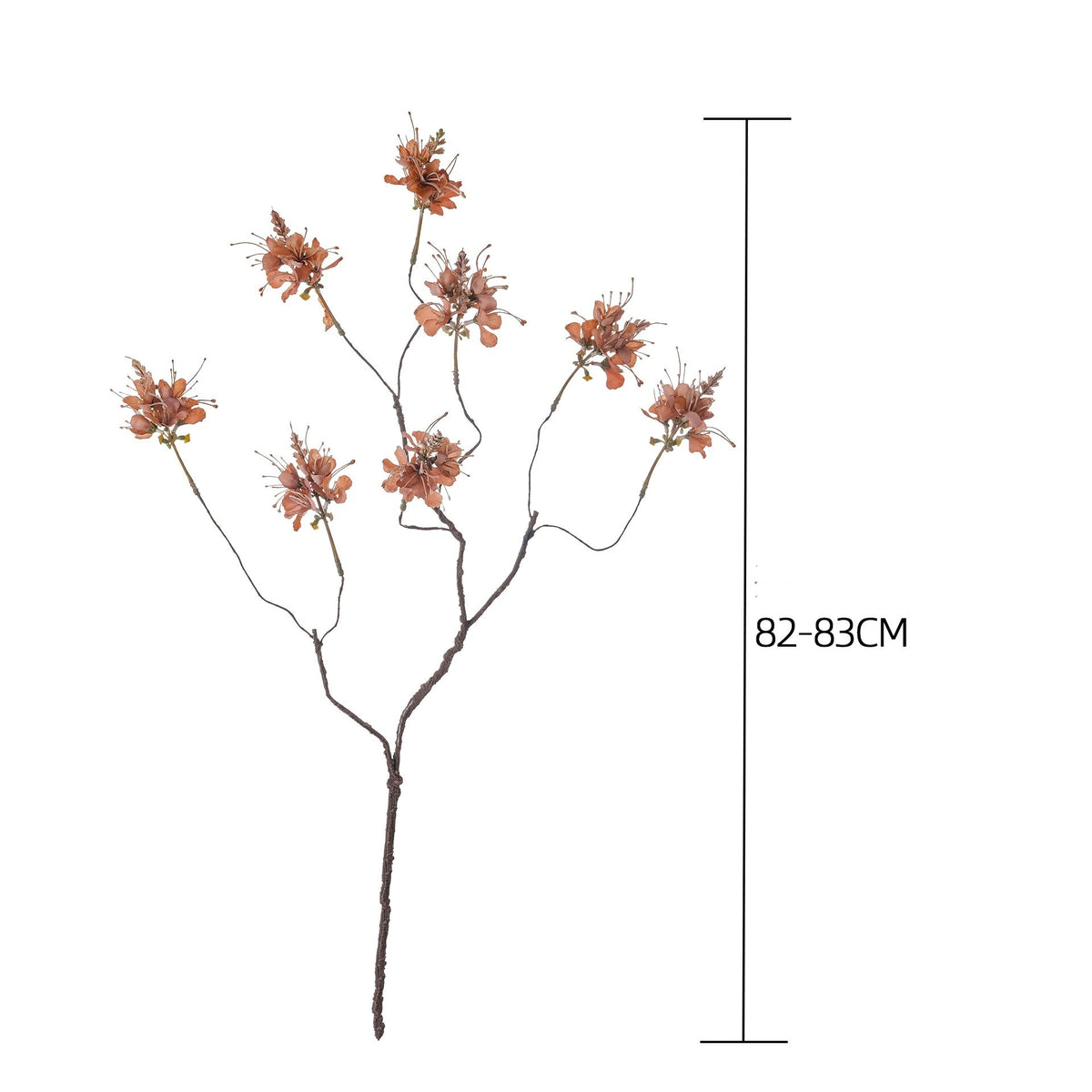 Planta Artificial Cleome (Flor Araña), Ramo con Varias Ramas, para Bodas, Hoteles y Decoración del Hogar