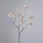 Planta Artificial Cleome (Flor Araña), Ramo con Varias Ramas, para Bodas, Hoteles y Decoración del Hogar