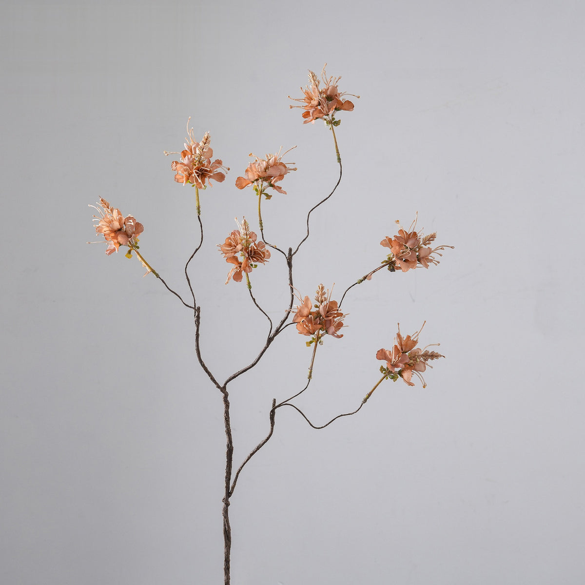 Planta Artificial Cleome (Flor Araña), Ramo con Varias Ramas, para Bodas, Hoteles y Decoración del Hogar