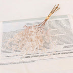 Ramo de Flores Artificiales de Escarcha (Rime), Pack de 5 Piezas, Plástico, para Decoración de Hogar, Bodas y Escaparates
