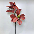 Rama Artificial de Hojas de Kapok con Frutos, 1 Pieza en Forma de Arbusto, PE/PVC, Decoración Nórdica para Hogar, Bodas y Escaparates