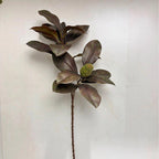Rama Artificial de Hojas de Kapok con Frutos, 1 Pieza en Forma de Arbusto, PE/PVC, Decoración Nórdica para Hogar, Bodas y Escaparates