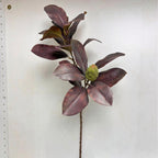 Rama Artificial de Hojas de Kapok con Frutos, 1 Pieza en Forma de Arbusto, PE/PVC, Decoración Nórdica para Hogar, Bodas y Escaparates