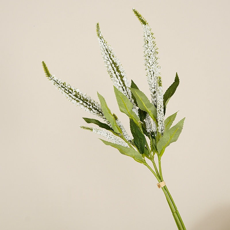 Ramo de Salvia Artificial de Espuma, 1 Ramo Decorativo con Estilo Moderno y Campestre, para Hogar, Boda y Escaparate