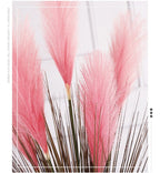 Pampas artificiales con resistencia a los rayos UV de 33" para jardín, balcón y terraza