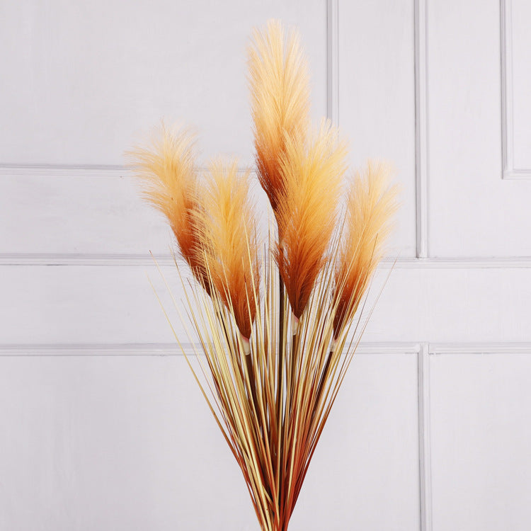 Pampas artificiales con resistencia a los rayos UV de 33" para jardín, balcón y terraza