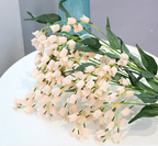 Orquídeas artificiales de 39" para jardín, balcón y terraza