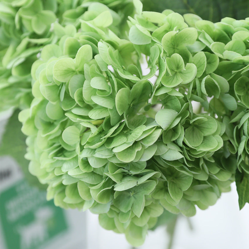 Hortensias artificiales con tacto real de 19" para bodas y eventos - Rosa