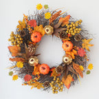 Calabazas artificiales para decoración del hogar