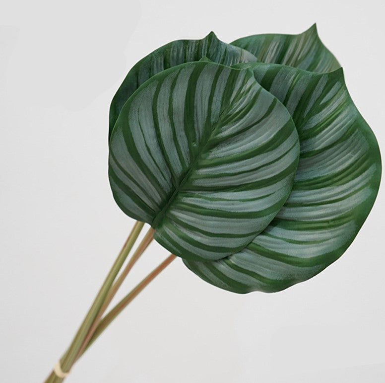 Planta artificial con resistencia a los rayos UV de 22" 6 tallos para jardín, balcón y terraza - Verde