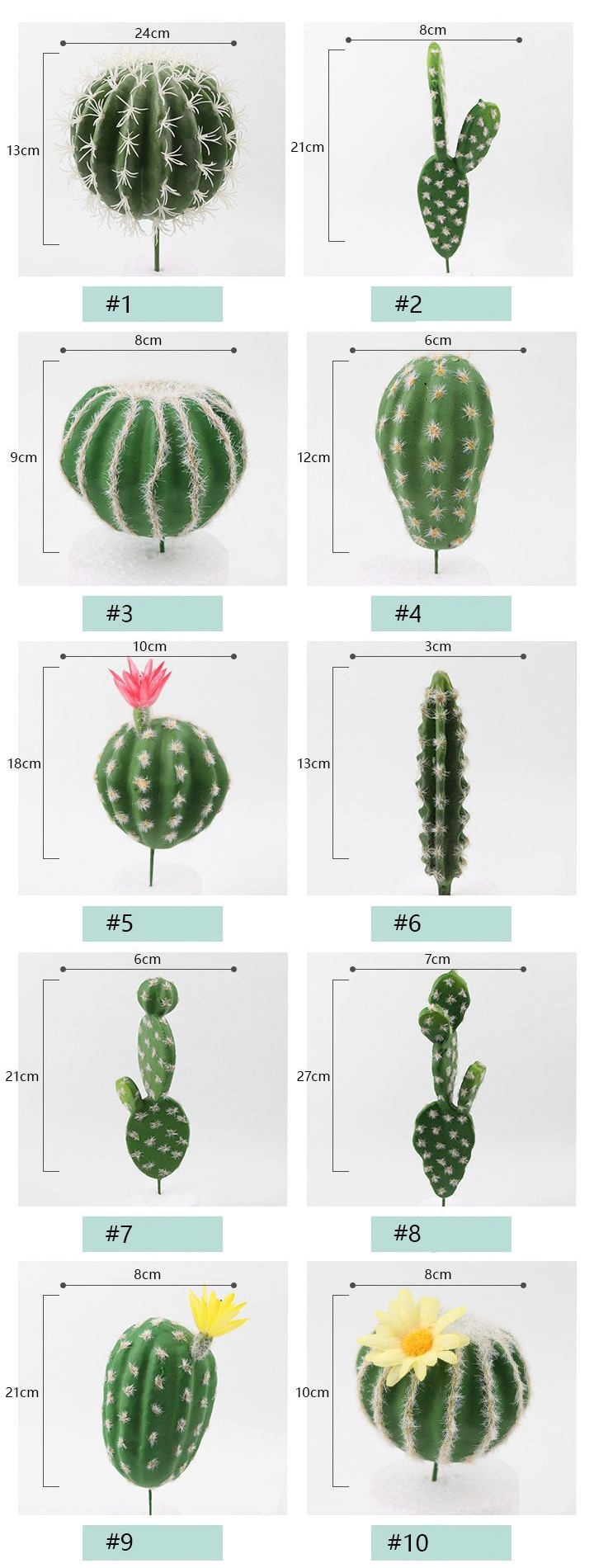 Flores artificiales para decoración de interiores
