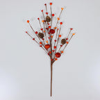 Calabazas artificiales 100 piezas para decoración de otoño - Acorns and bigger pumpkins