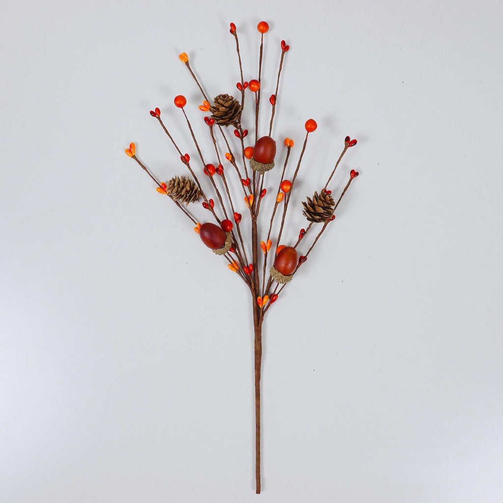 Calabazas artificiales 100 piezas para decoración de otoño - Acorns and small pumpkins