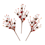 Calabazas artificiales 100 piezas para decoración de otoño - Acorns and pinecones