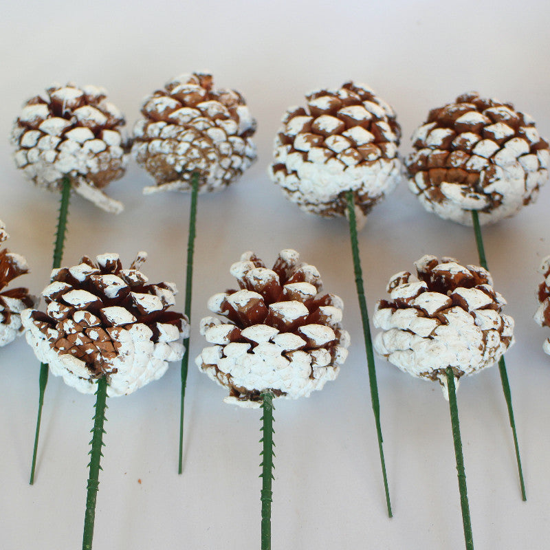 Ramas de pino artificiales de 2" 20 piezas para bodas y eventos