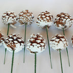Ramas de pino artificiales de 2" 20 piezas para bodas y eventos