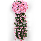 Flores artificiales con resistencia a los rayos UV de 35" x 20" 2 piezas para jardín, balcón y terraza - Verde