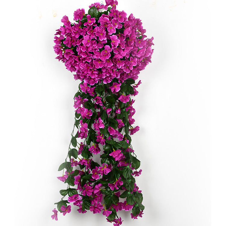 Flores artificiales con resistencia a los rayos UV de 35" x 20" 2 piezas para jardín, balcón y terraza