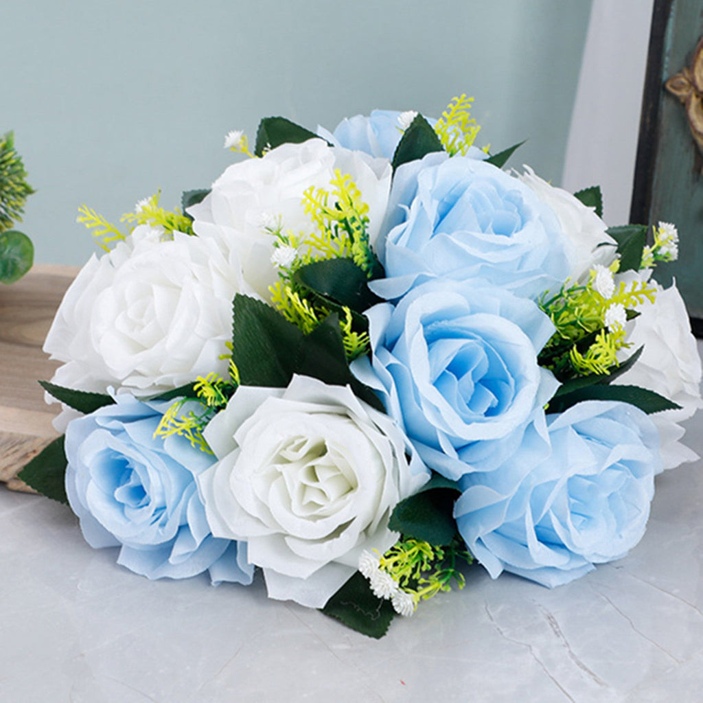 Rosas artificiales de 5" x 9" 2 piezas para bodas y eventos
